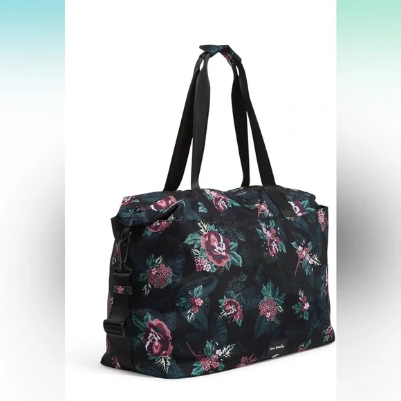 Vera Bradley ReActive Travel Tote in Rose Foliage - Picture 4 of 6